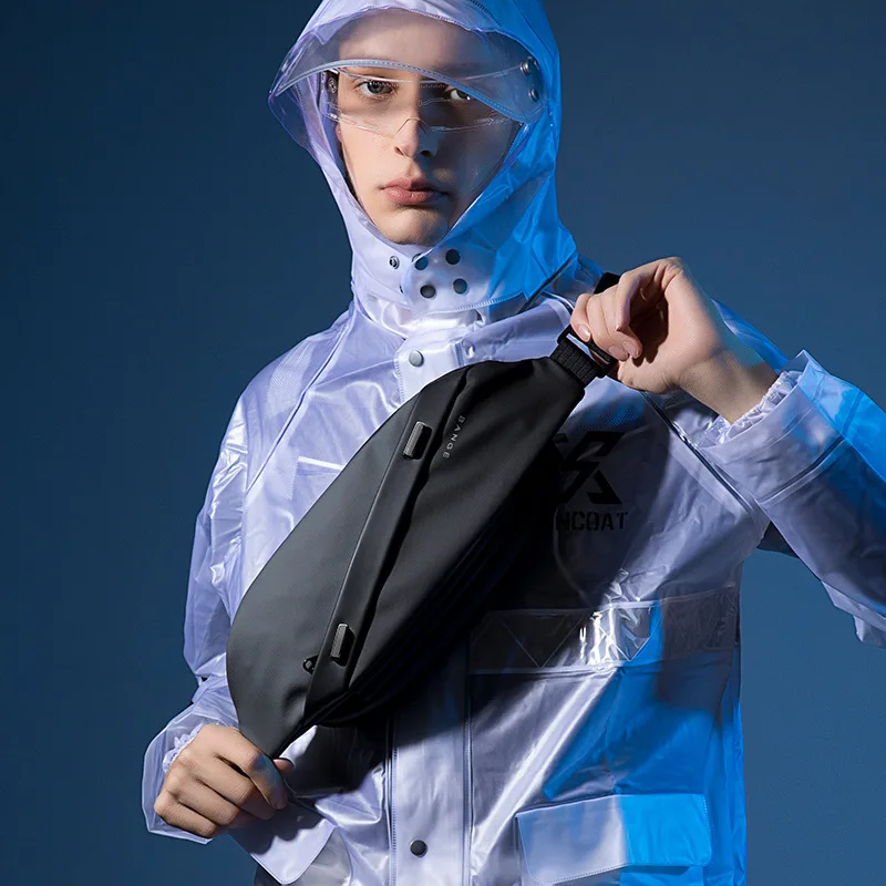 Новая модная Водонепроницаемая нагрудная сумка, трендовая вместительная сумка-мессенджер, мужская деловая Повседневная нагрудная сумка у... от AliExpress RU&CIS NEW