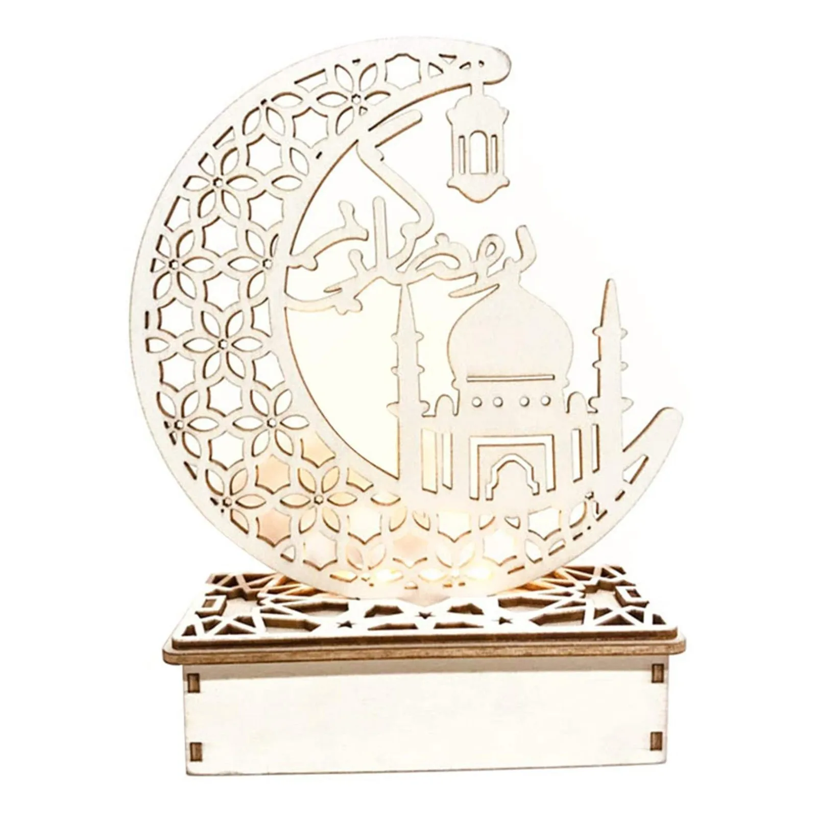 Рамадан Ledeid Мубарак подарки сделай сам для дома Декор деревянные украшения Ид