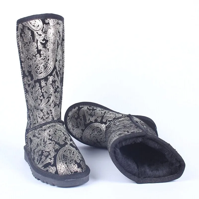 Высокие сапоги 2020 г. Обувь из натуральной кожи женские зимние Mujer Botas ботинки