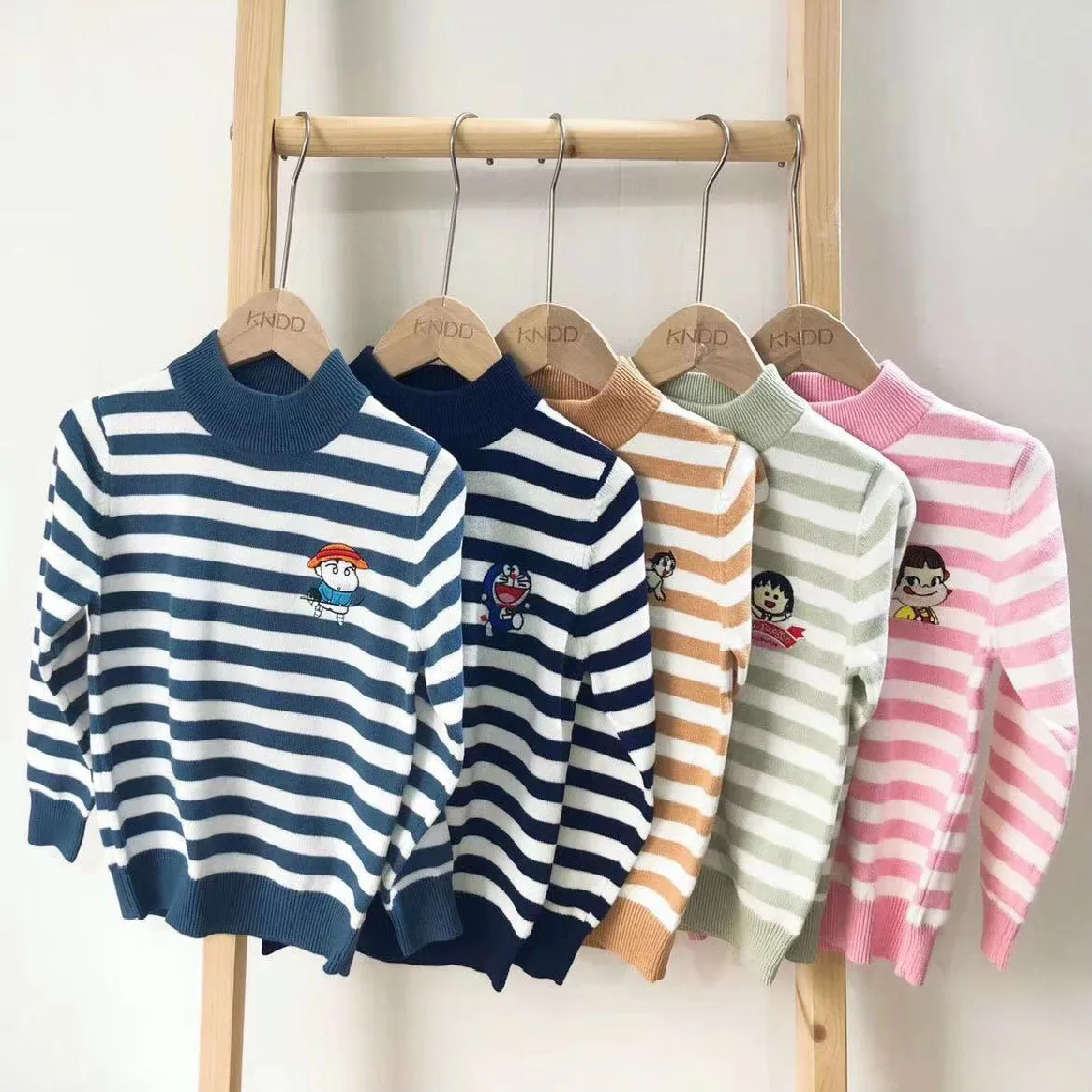 

Autumn Baby Boys Sweater Toddler Girls Warm Cotton Christmas Sweater Jumper Knitwear Striped Pullover for Boys Children Clothes
