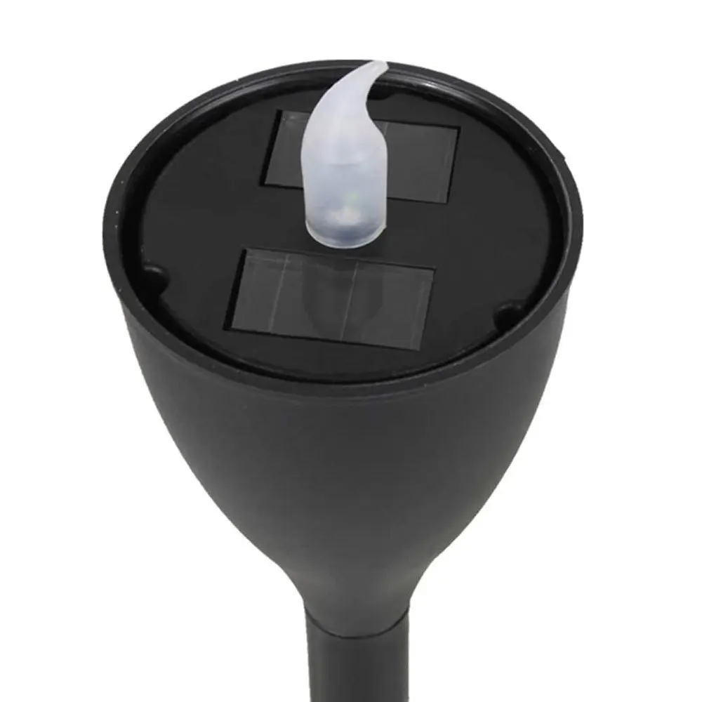 저렴한 태양 잔디 빛 야외 방수 촛불 센서 빛 LED 야외 정원 안뜰 지상 플러그 장식 풍경 빛