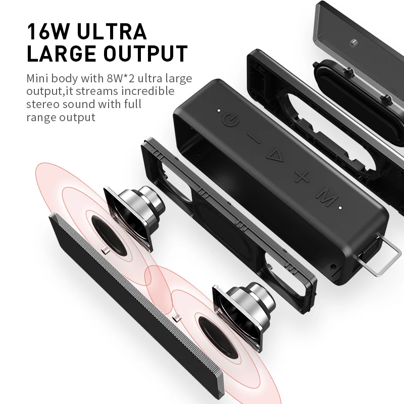 Havit M76 портативный Bluetooth беспроводной динамик лучший бас 15 ч Время