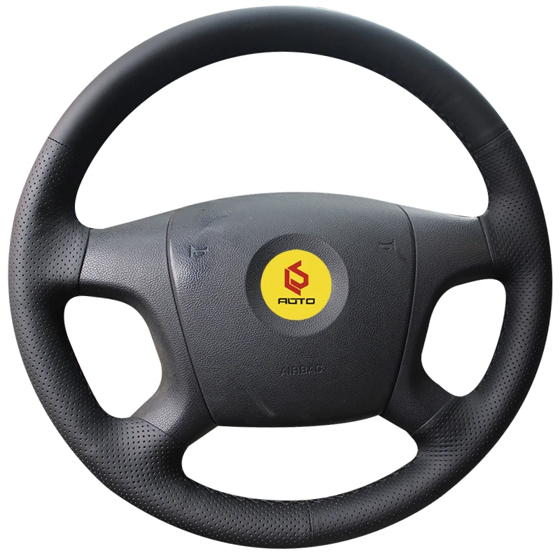 

Оплетка на руль чехол для старой Skoda Octavia 2005-2009 Fabia 2005-2010 funda volante кожаный чехол на руль