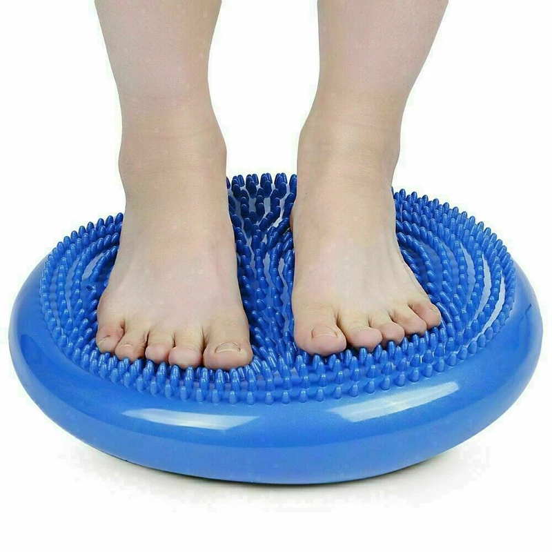 

Inflated Wobble Cushion Wiggle Seat Sensory Kids Core Balance Disc Extra Thick Flexible Seating Indoor Yoga Fitness Accessories