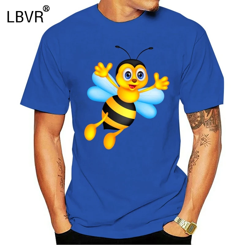 Новинка стильная уличная футболка сделай сам с изображением пчелы Rh1E7x | Мужская
