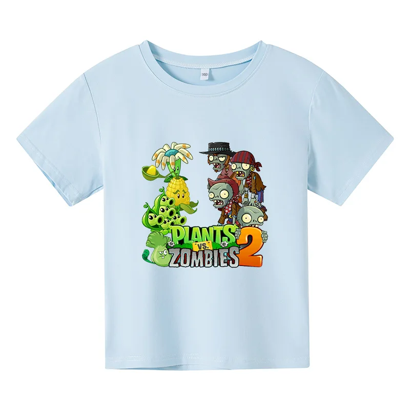 

Zombies T-Shirts, Short Sleeve and pure cotton Clothes for girls and boys, 2021 Summer online game Children's Clothings