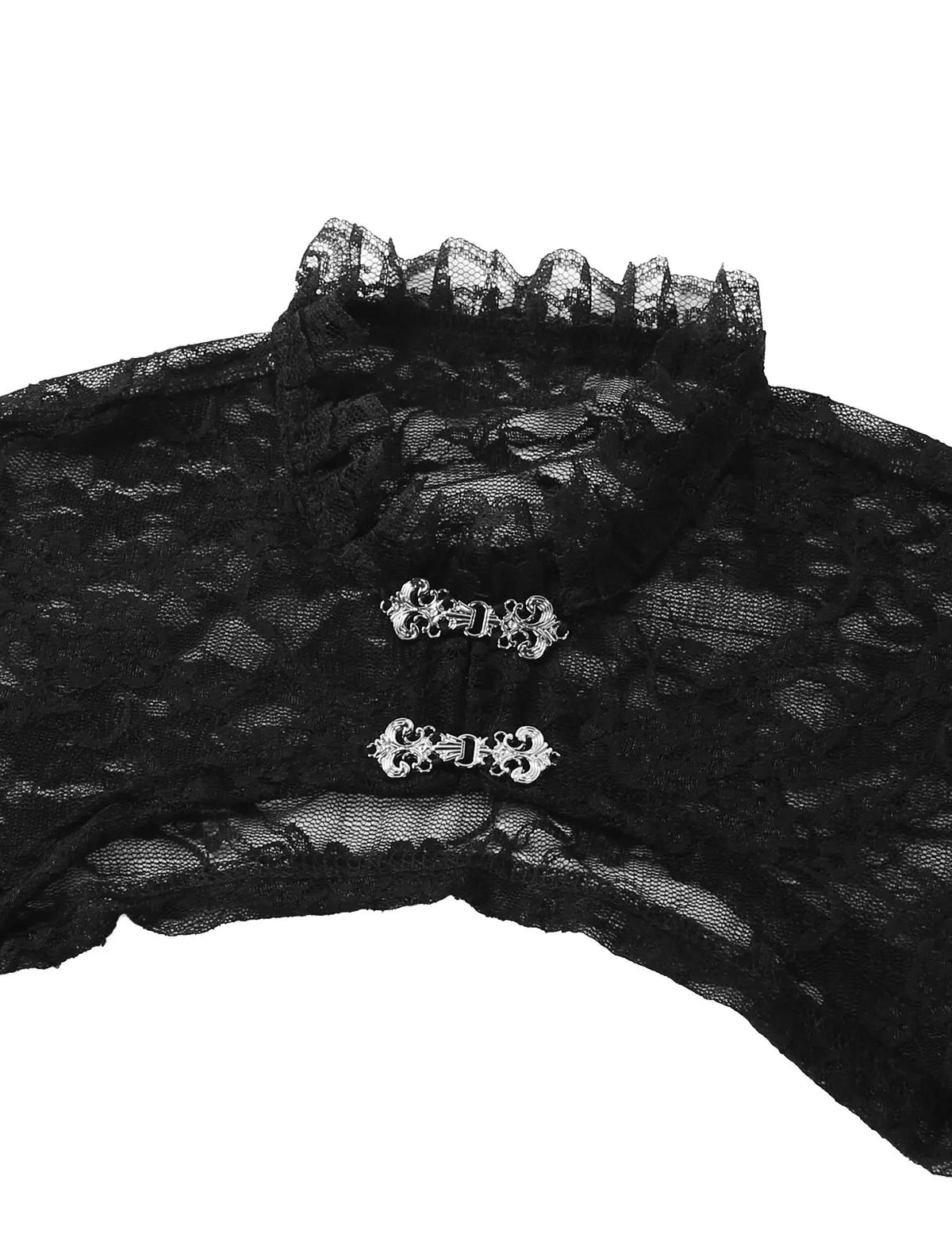 Элегантный женский винтажный короткий топ с воротником-стойкой и расклешенными