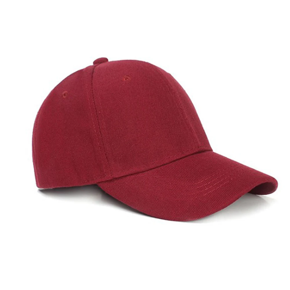

Men Women Plain Curved Sun Visor Baseball Cap Unisex Simple Solid Color Fashion Adjustable Baseball Cap All-match Trendy Hat
