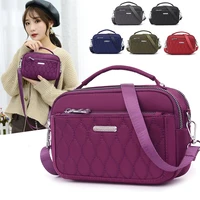 2021 new casual nylon women bag solid color handbag and purses crossbody bag female shoulder bags shopping traval feminina sac