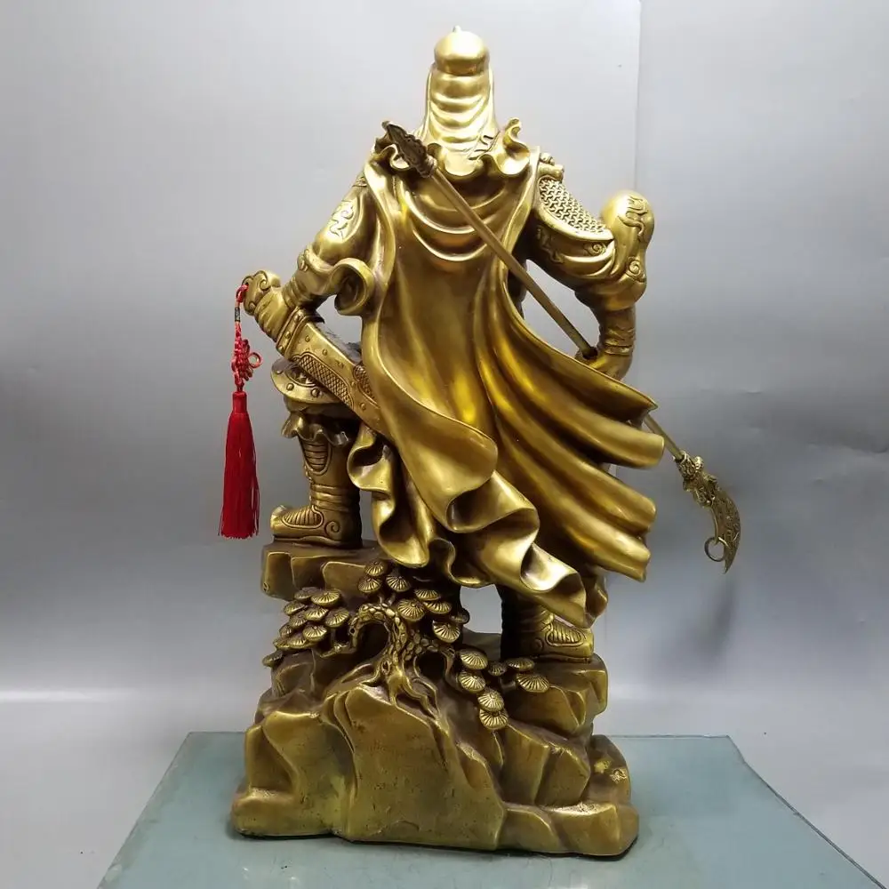 

wedding China Lucky China Seikos red bronze Guan Gong Guan Yu Statue Carving Zhongyi Guangong Zhongyi Spring and Autumn