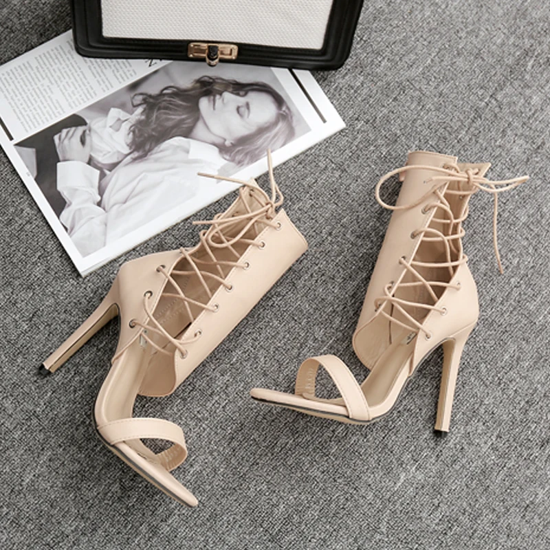 Wellwalk/женские сандалии-гладиаторы на высоком каблуке Обувь в римском стиле с