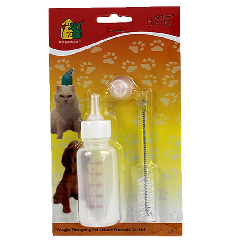 Бутылочка для кормления кошек собак щенков котят бутылочка животных комплект