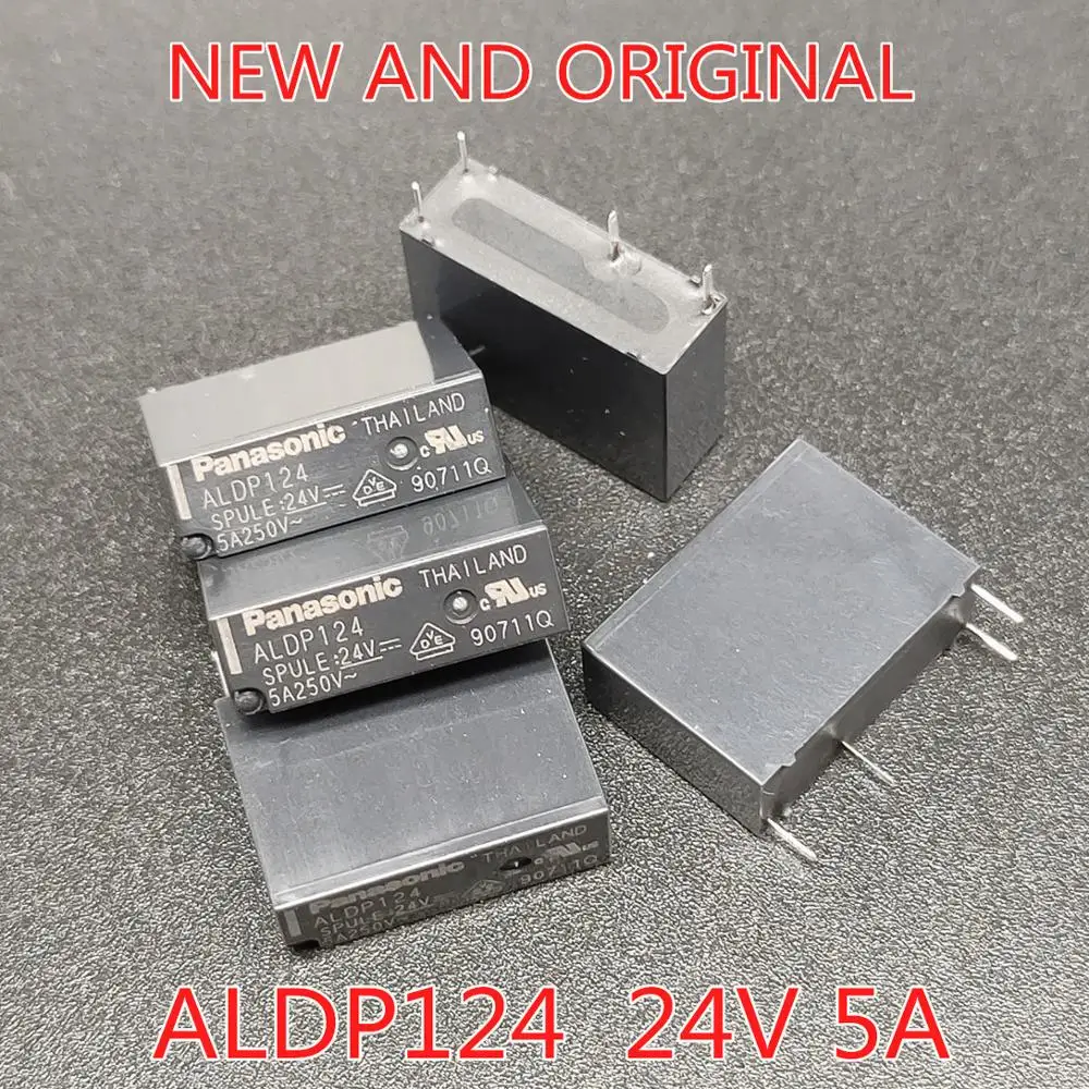 5 шт./лот реле ALDP124 ALDP124W 24V 5A 250V DIP4 и
