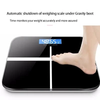 electronic lcd digital bathroom body weight scale usb charging body fat scale smart wireless weight monitor