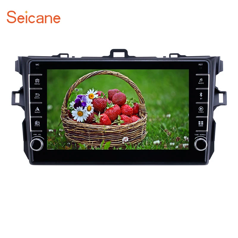 Автомобильный мультимедийный плеер Seicane Android 9 1 для Toyota Corolla 2006 2007 2008 2009 2010 2011 2012