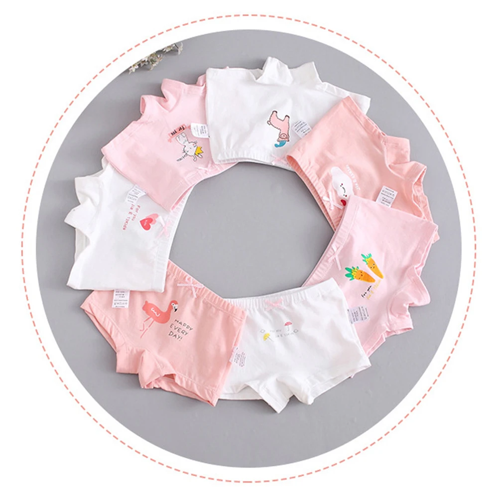 De los ni&ntilde;os las bragas de algod&oacute;n de la ropa interior de los ni&ntilde;os calzoncillos nubes Corona de amor zanahorias paraguas corta de dibujos animados de 4 unids/lote-2