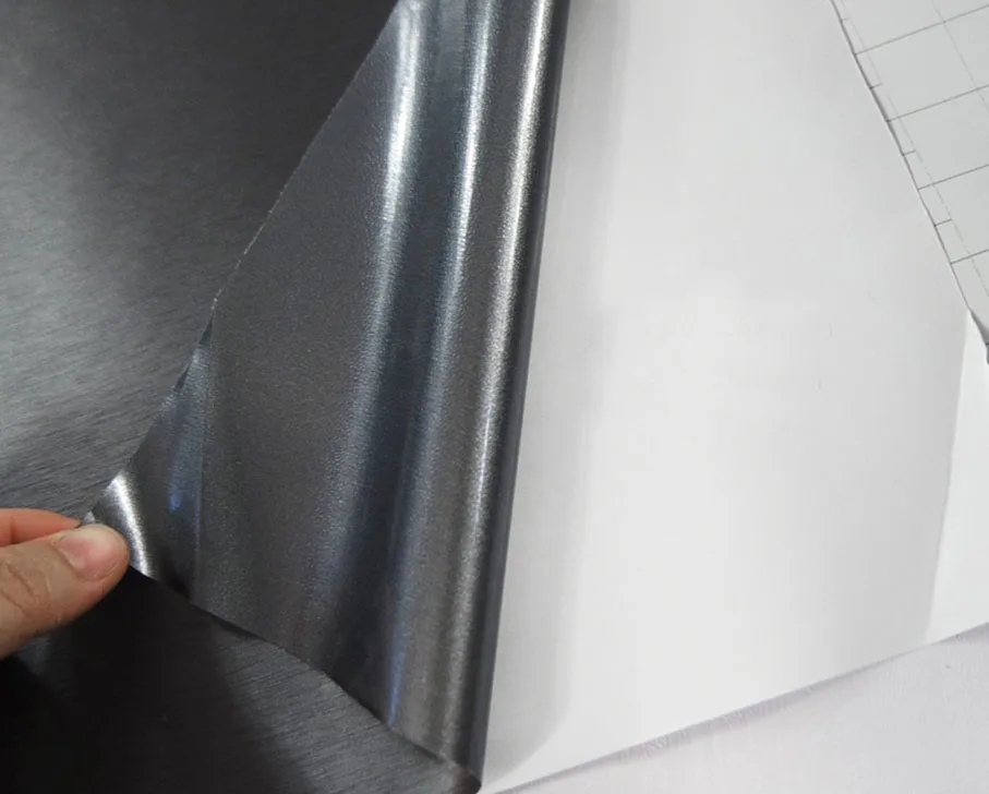 Автомобильная Стильная черная темно-серая серебристая металлическая матовая