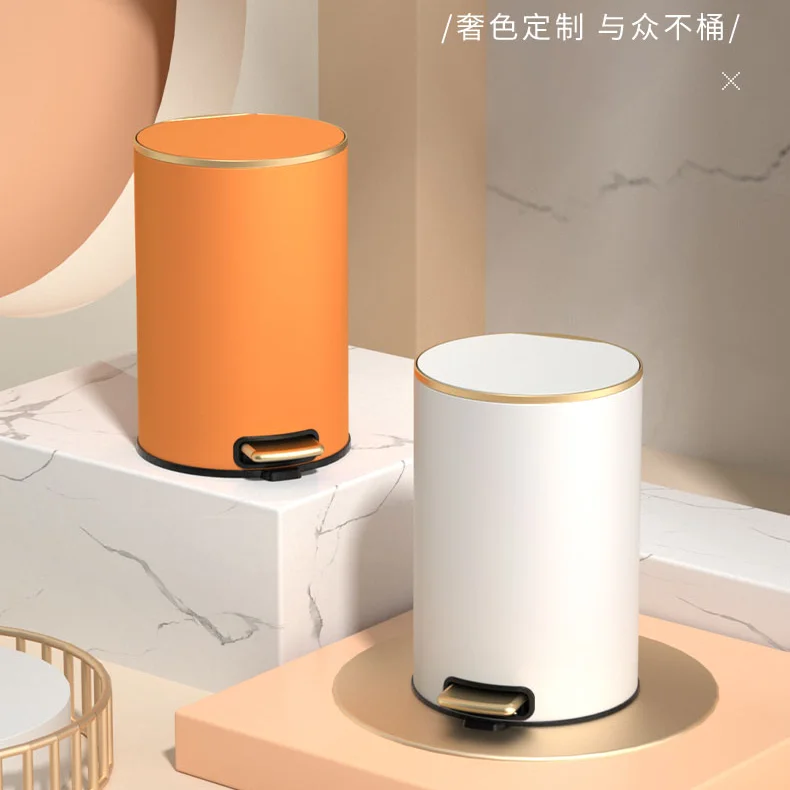 

Мусорная корзина в скандинавском стиле, корзина для мусора в спальню, Кухонное ведро для хранения, бытовые инструменты для уборки, BI50WB