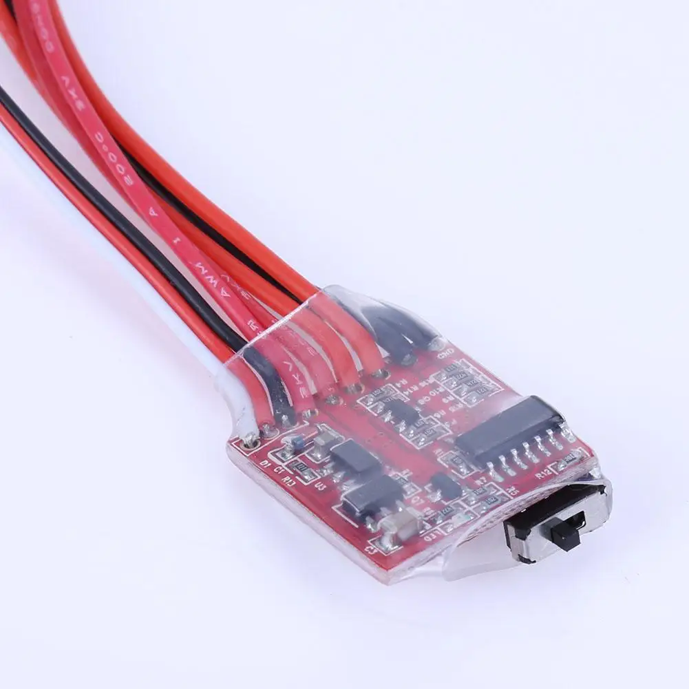 

20A Car Boat Accessory Brake ESC Brush Electric Speed Control With Brake Switch Car Boat Parts Toys Parts