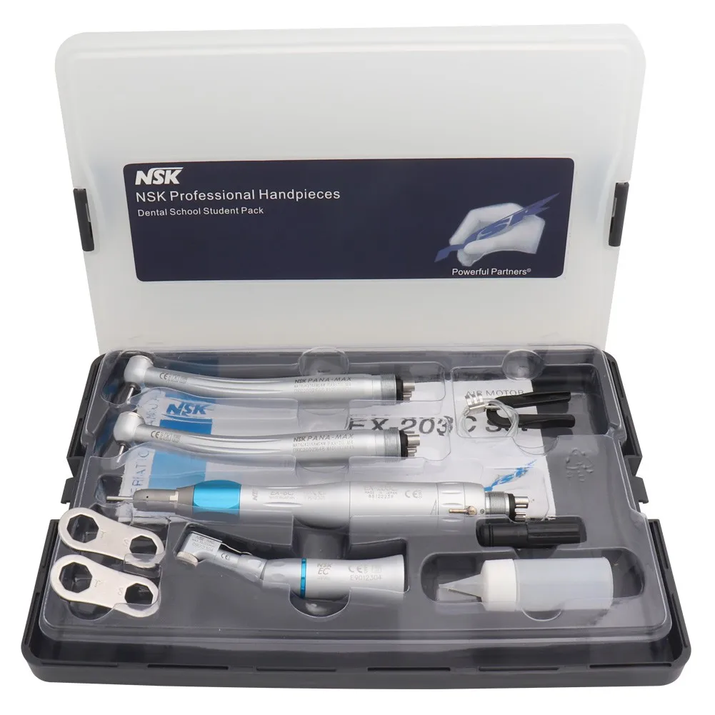 EX203C Dental Low High Speed Handpiece Kit Pana Max Torque Air Turbine TU Midwest 4 Hole M4