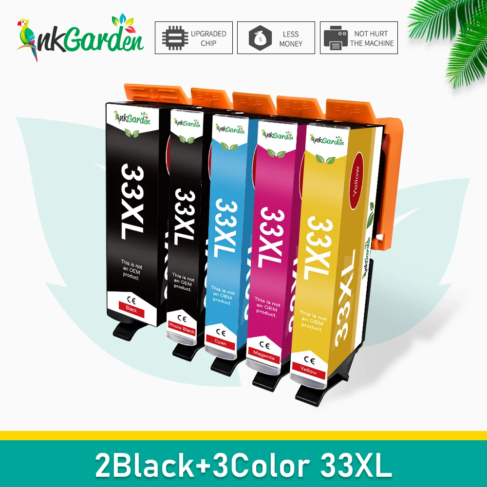 

Ink Garden Comepatible For EPSON 33XL T3351 Ink Cartridge For Expression Premium XP For 530 630 640 635 645 830 900 Printer