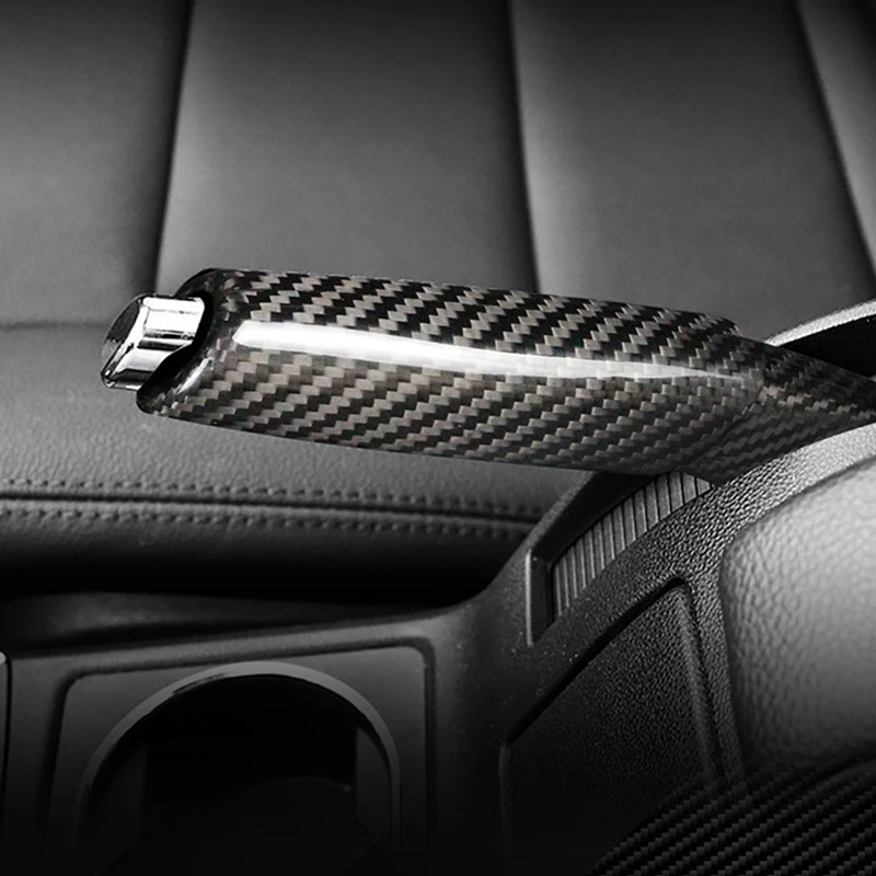 

Carbon Fiber Interior Car HandBrake Hand Brake Grips Cover Trim for Mercedes Benz a Class B Class 2004-2011
