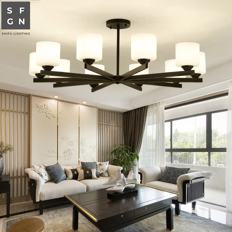 Люстра светильник ing светодиодные люстры современный китайский стиль железный