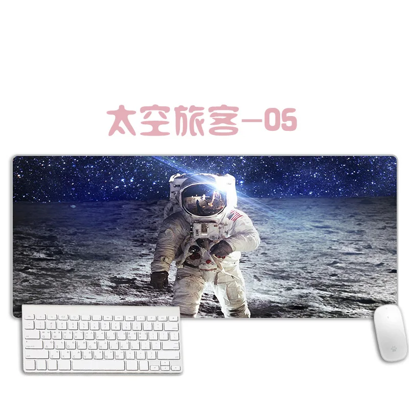 

Large sizes Mouse pad mat Anime gaming mouse Pad personalized mouse pad Space traveler mouse pad Non-slip PC Computer mouse pad