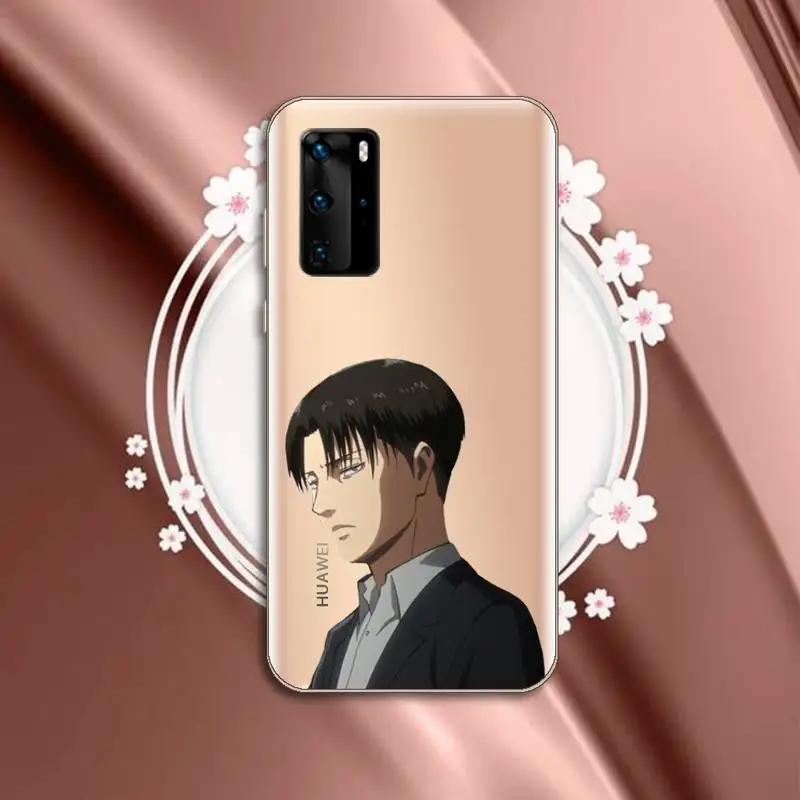 

Attack on titan japanese manga anime luxury mobile Phone Case funda Transparent for Huawei P honor 8 10i 20 30 40 smart 2019