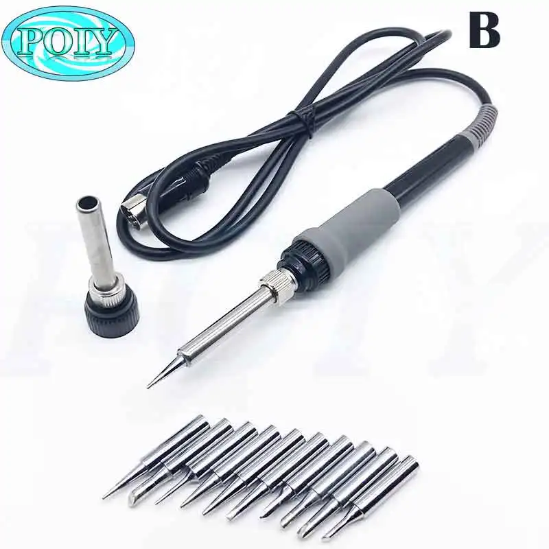 B Fx-8801 FX8801 паяльник сменная ручка с 6 шт. наконечниками для HAKKO FX-888 FX-888D паяльная станция - Цвет: B