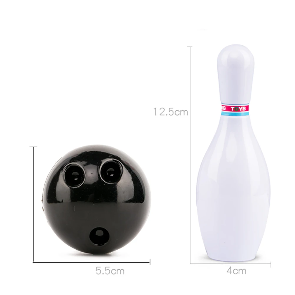 

1 Set Toddler Kids Bowling Game Set Outdoor Indoor Sports Interaction Leisure Toys Mini Bowling Bottle