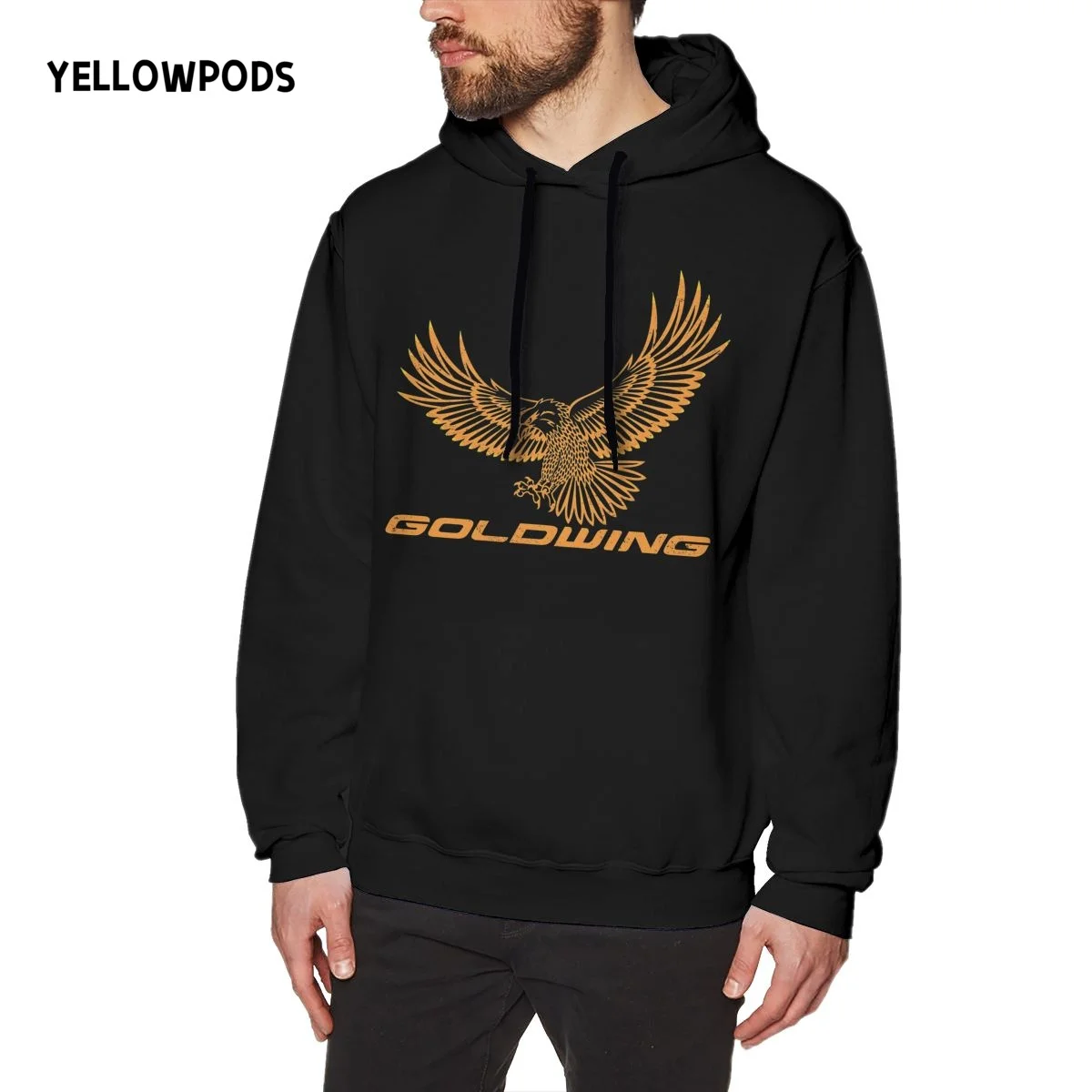 

Yellowpods-Goldwing Mens Pullover Hoodie Dad Men Soft Hoodies Adult Unisex Sweatshirt