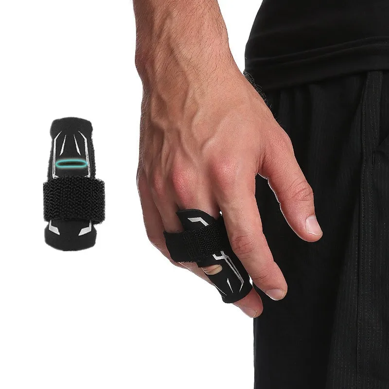 Finger Splint Guard Bands Compression Breathable Finger Sleeves for Basketball Stretchy Sports Aid Support Wrap Caps Protector