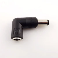 1pcs dc 7 4mm x 5 0mm female to male right angled power connector adapter for laptop tablet pc