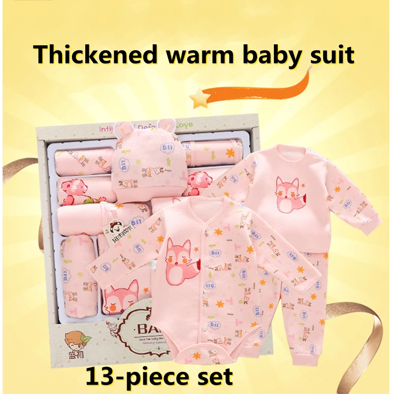 

Four Seasons Bodysuit Clothes for Newborns From 0 Set Sleepwear Baby Clothing Boy Girl New Born Items 0-12 Month 13-pic XB168