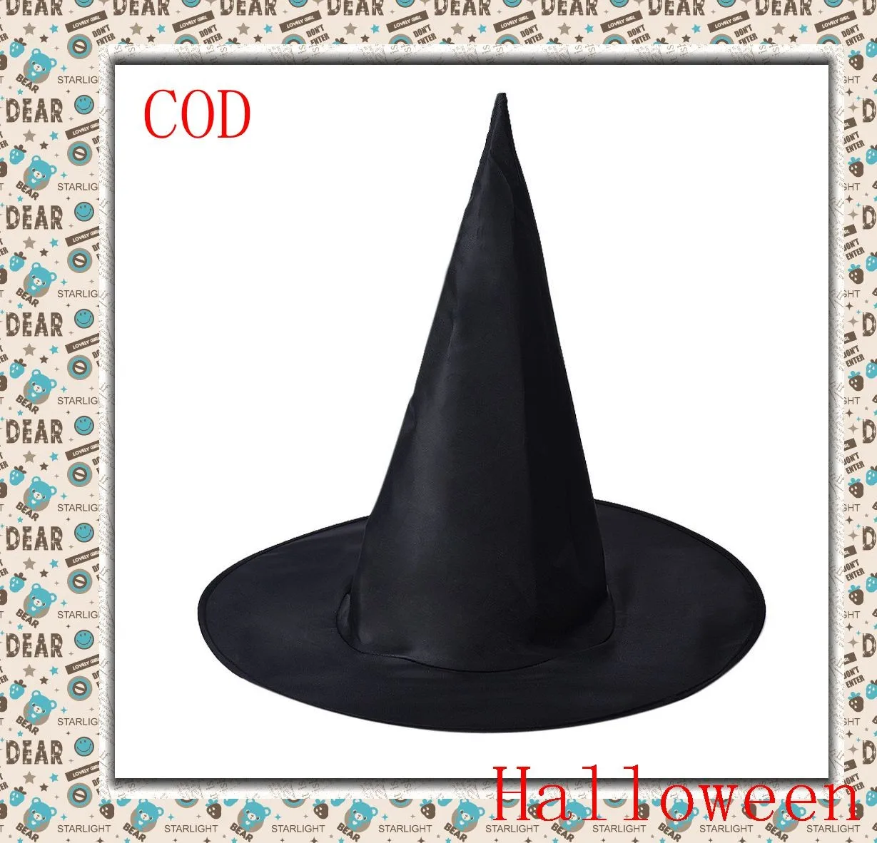 Женская черная шляпа ведьмы для взрослых 1 шт. аксессуар костюма Хэллоуина разных