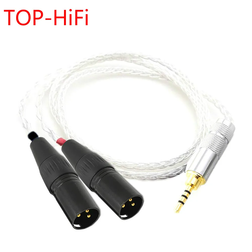 

TOP-HiFi 2.5mm TRRS Balanced Male to 2 XLR Male Cable Hi-End Cable for Astell&Kern AK100II AK120II AK240 AK380 AK320 DP-X