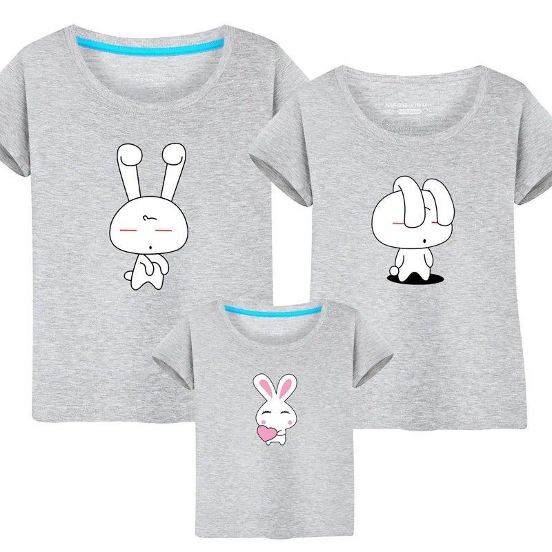 Футболка для мамы и меня одинаковая семейная одежда родителей детей летняя