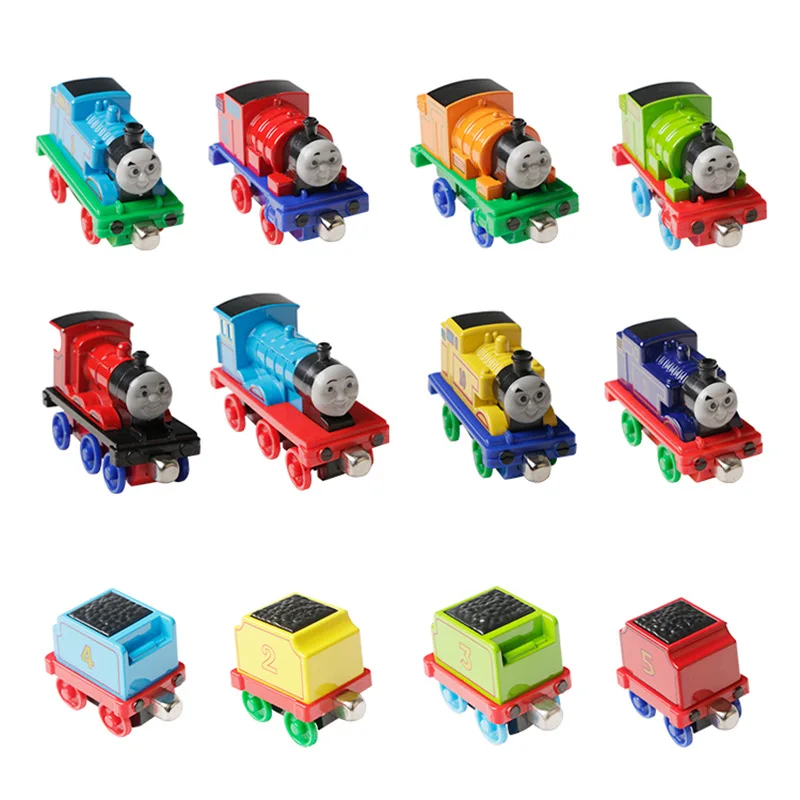 

Children's toy cars, Thomas train, Alloy return force magnetic train The toy car model