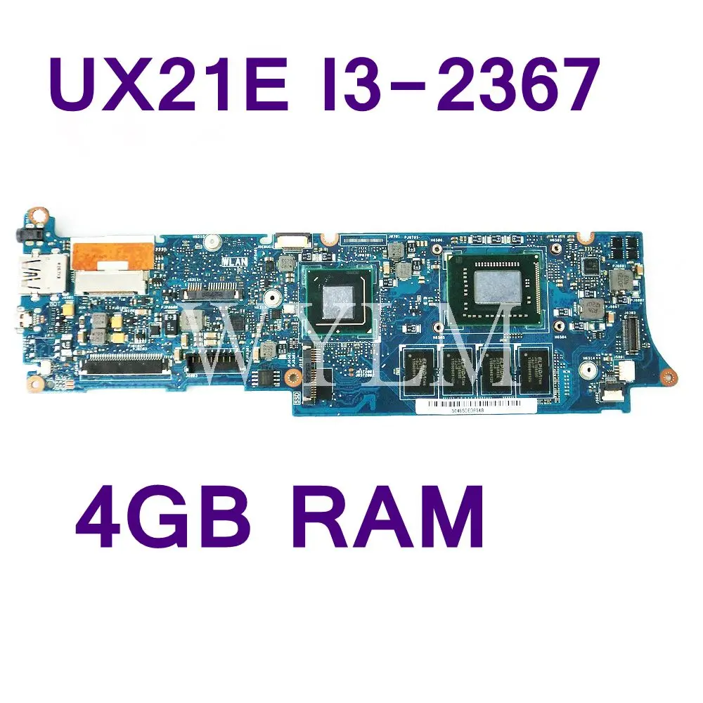 Материнская плата для ноутбука UX21 UX21E с встроенным процессором 4 Гб ОЗУ 100%