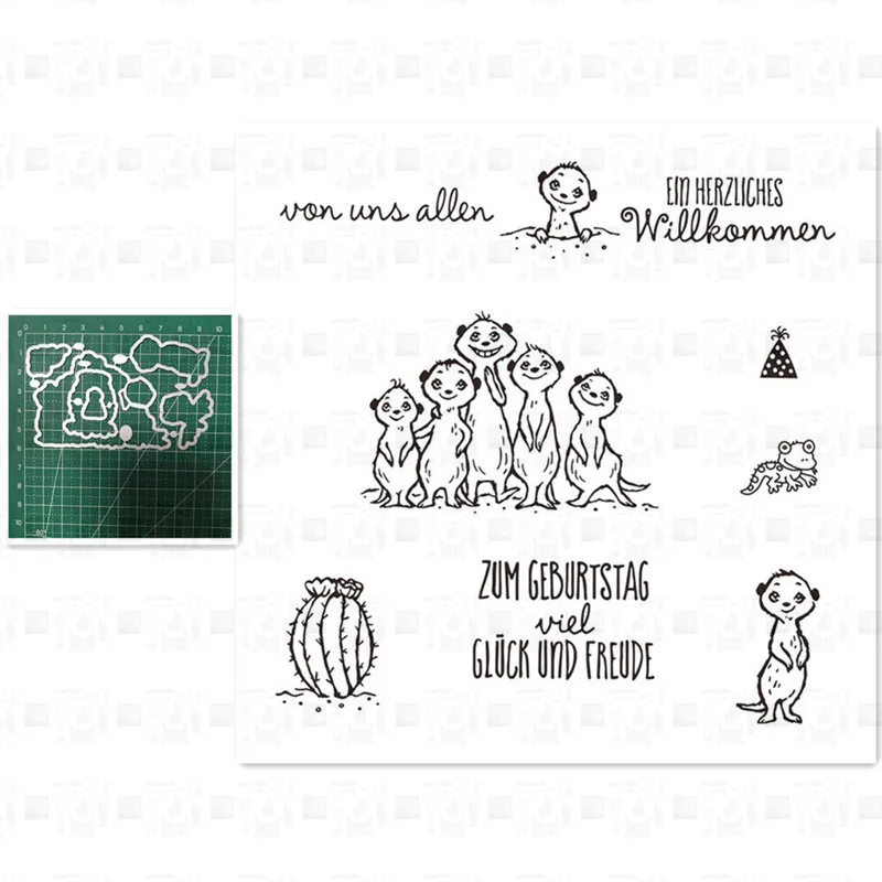 

Animal Metal Cutting Dies And Stamps Stencils for Scrapbooking Stamp/photo Album Decorative Embossing Paper Cards Die Cut