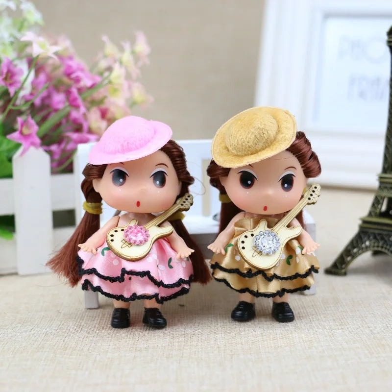 Цепочка для ключей с подвеской детей креативная кукла принцессы невесты гитары