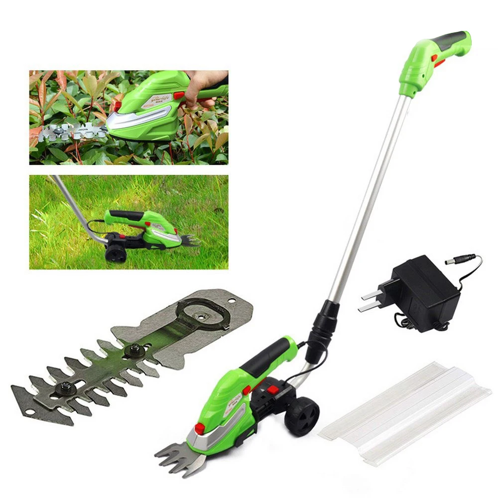 Home Electric Lawn Mower Portable Grass Trimmer Garden Lawn Mower Comfort Handle Replaceable Cutter Head 2 Blade fast ship