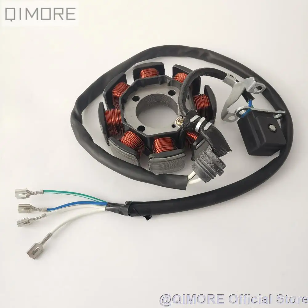 

8-катушка, 4-проводной статор постоянного тока для Stels Flame 200 Delta 150 KEEWAY RKV RKS TX Speed Strike VLC VLM VLR PR150 PR250 XR250