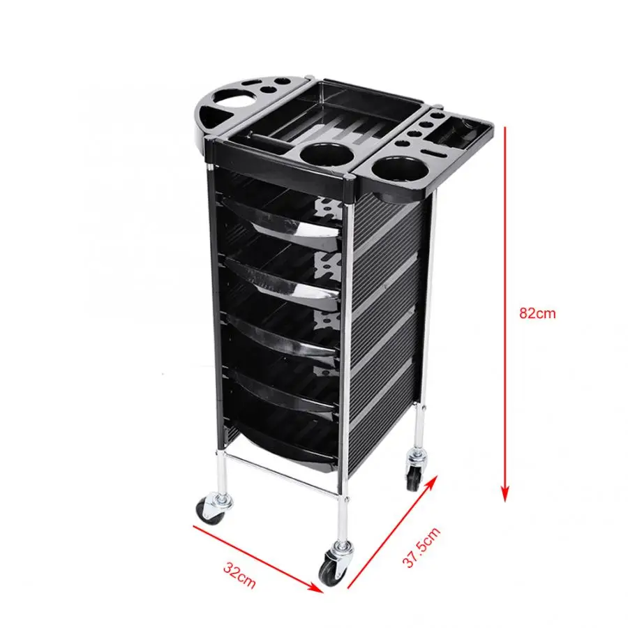 Парикмахерский Салон Тележка для хранения с регулировкой по высоте тележка