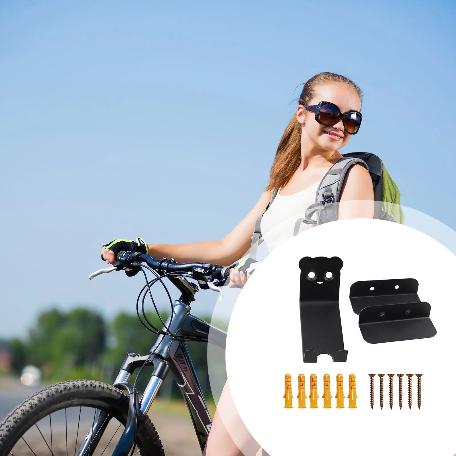 

Bike Wall Holder Mount Bike Showing Stand Hanger Bike Mountain Wall Mounted Bicycle Storage Hook Rack Bicycle Rack Storage Racks