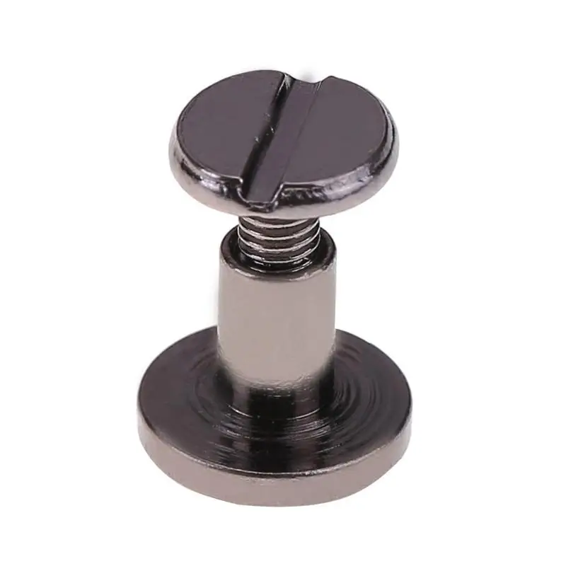 20 шт. медные книжные гвозди заклепки кожаный ремешок кошелек Твердые Латунные