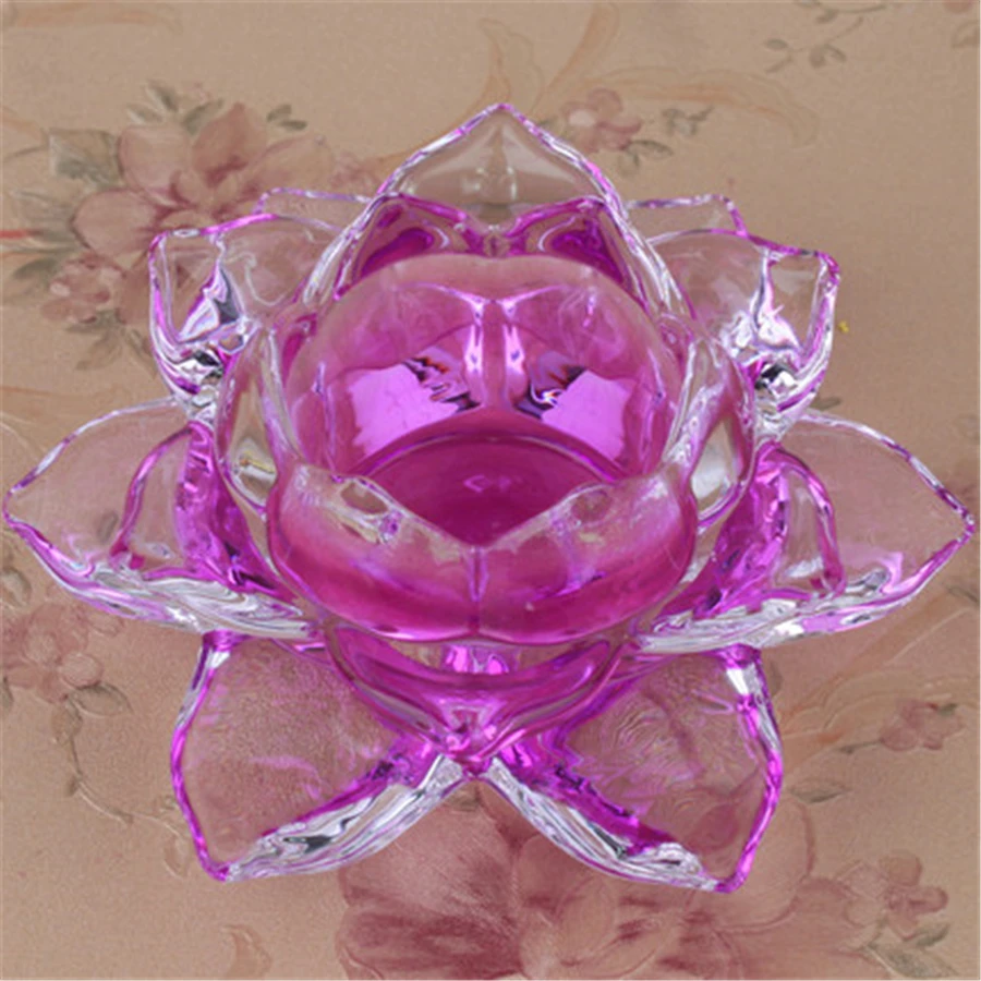 Рождественская стеклянная палочка для свечей чайный светильник с кристаллами