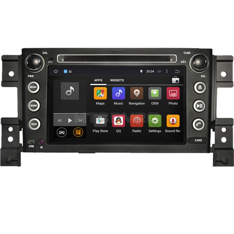 YMODVHT 7 дюймов 4G Восьмиядерный Android 9 0 1 автомобильный dvd плеер для Suzuki Grand Vitara 2005 2014GPS