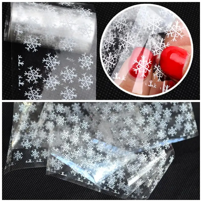 Рождественская Снежинка маникюрная наклейка аппликация Серебряная Звезда